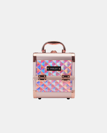 Inglot Valigetta trucco Diamond Mini Holographic Rose Gold