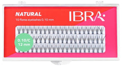 "NATURAL" tuft eyelashes without knots 0.10-C-10MM 