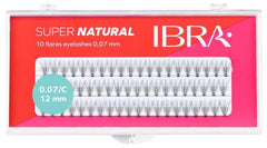 "SUPER NATURAL" tuft eyelashes without knots 0.07-C-10MM 