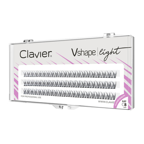 V SHAPE LIGHT ciglia a ciuffetti